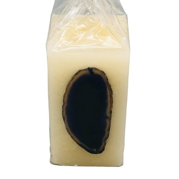 Jasmim rectangle amethyst imbedded white  new open bag made in Brazil  6x3" READ - Picture 1 of 7